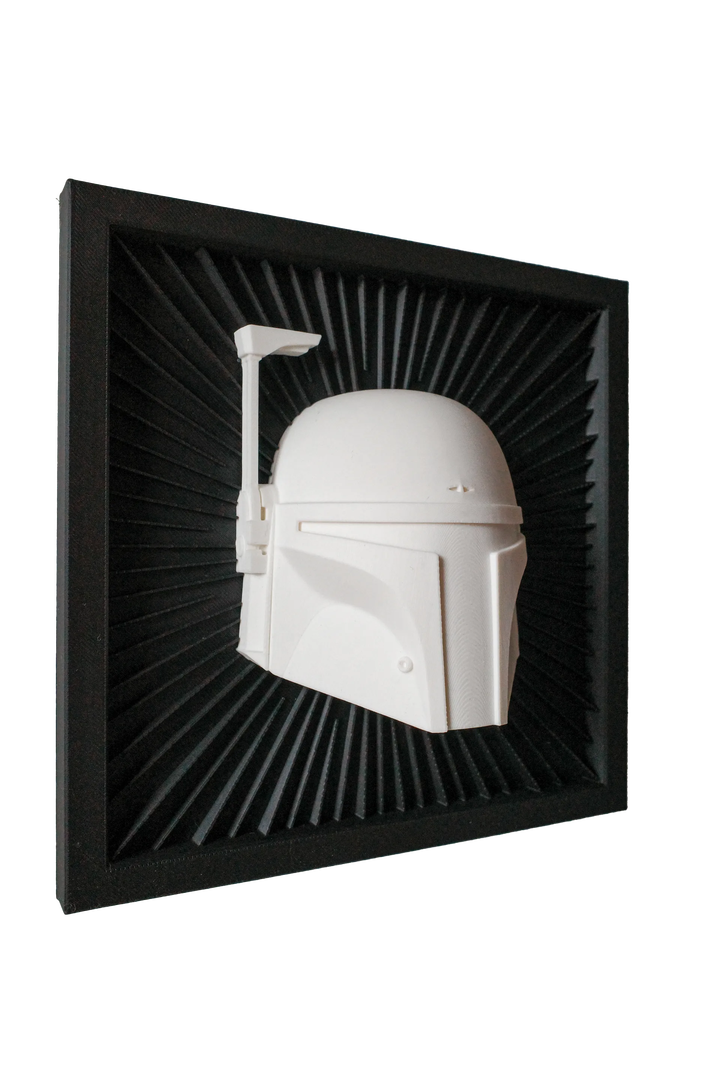 Boba Fett - Star Wars 3D Wall Art- 3D Printed