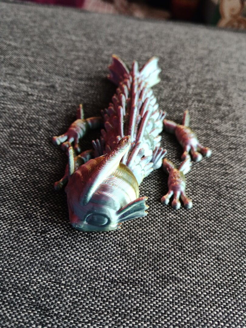 Baby Dragon 1 (Tri colour) - 3D Printed