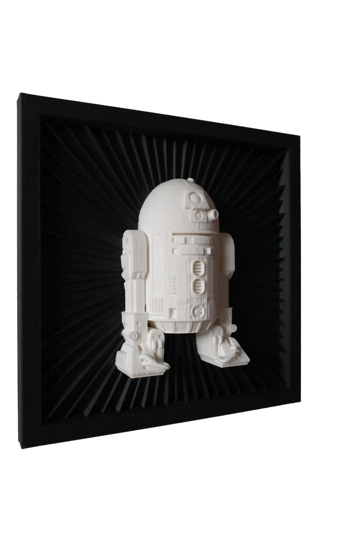 R2-D2 - Star Wars 3D Wall Art- 3D Printed