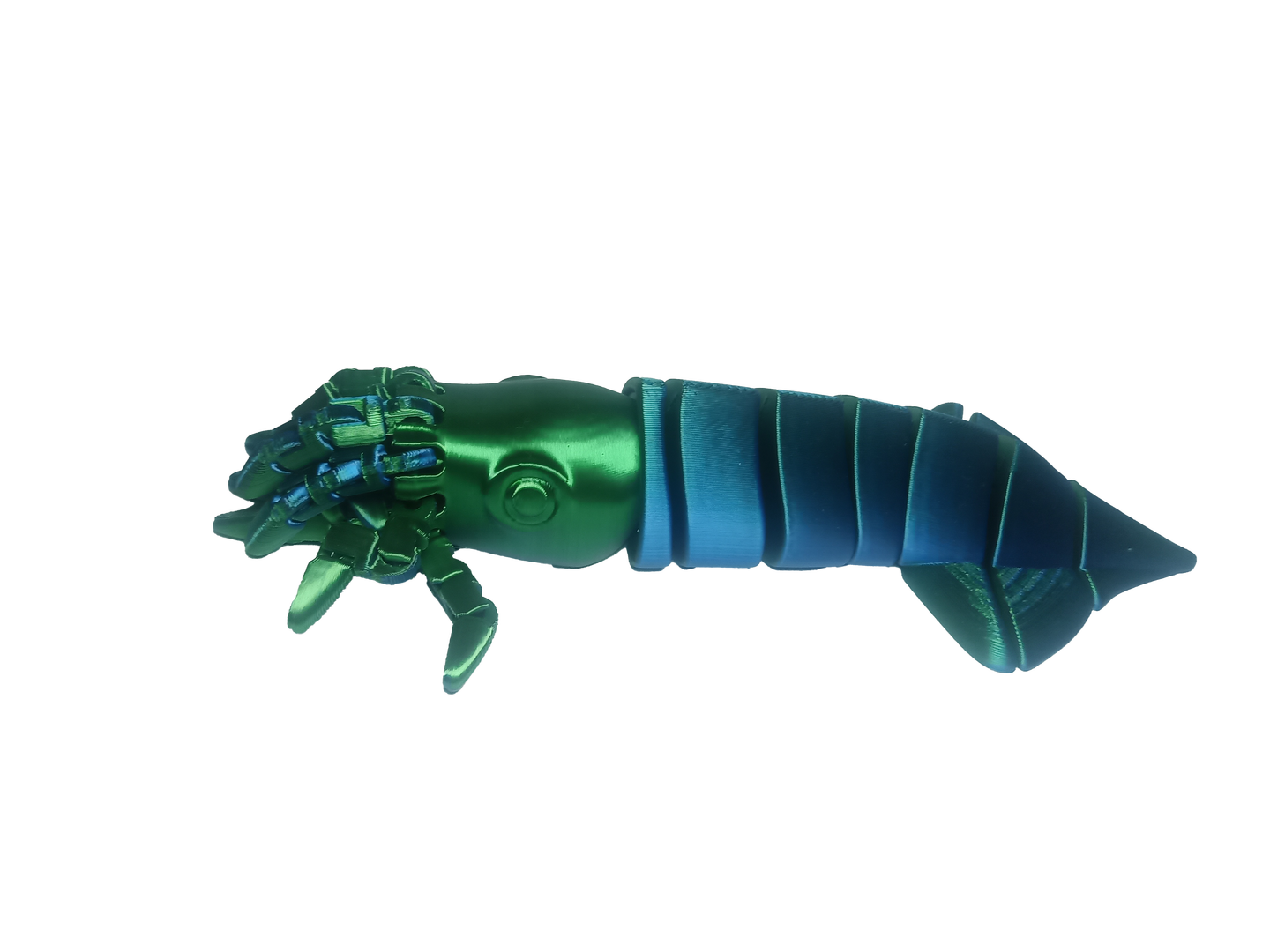 Squid (blue & green) - 3D Printed