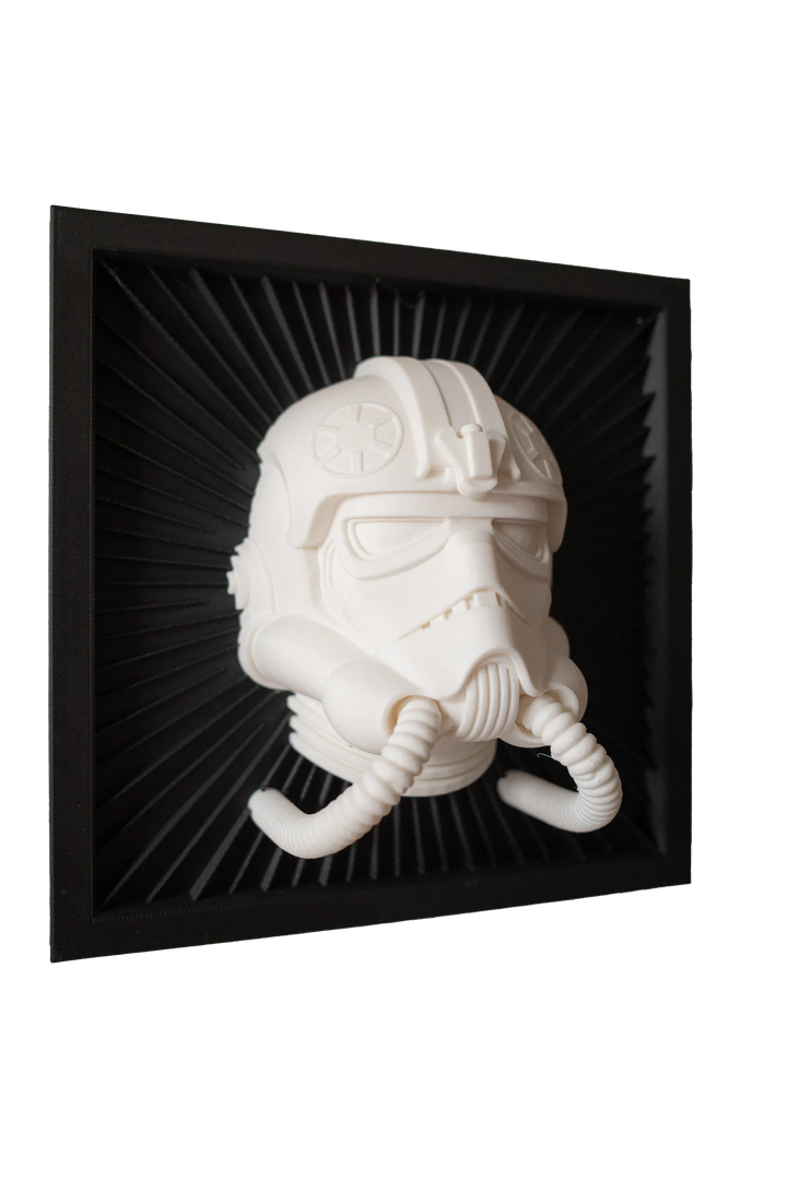 TIE Pilot - Star Wars 3D Wallart- 3D Printed