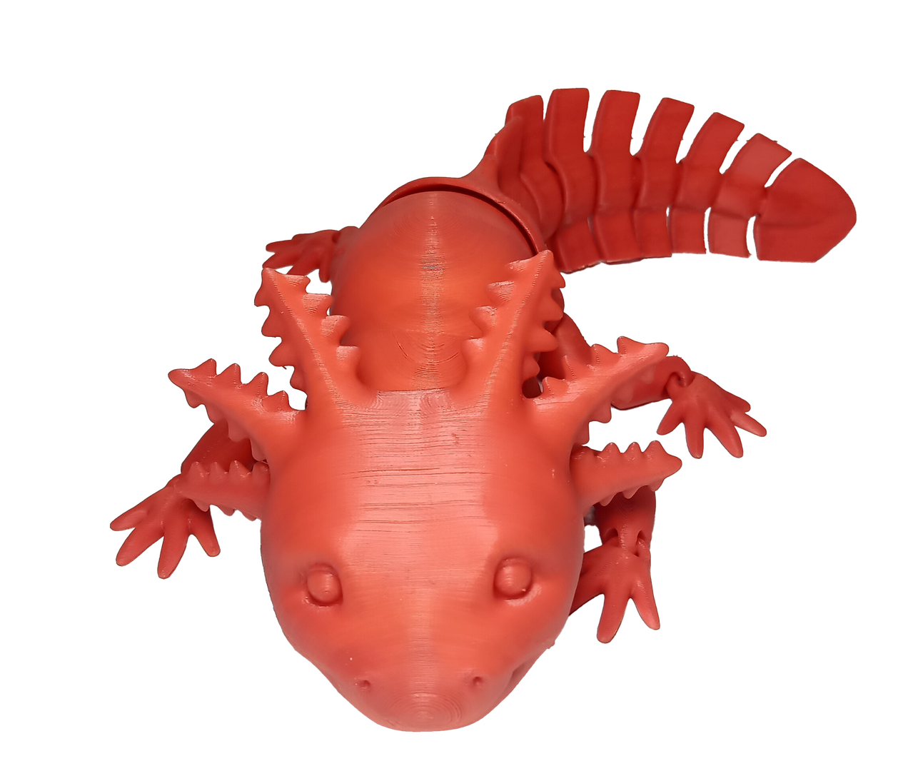 Red Axolotl - 3D Printed