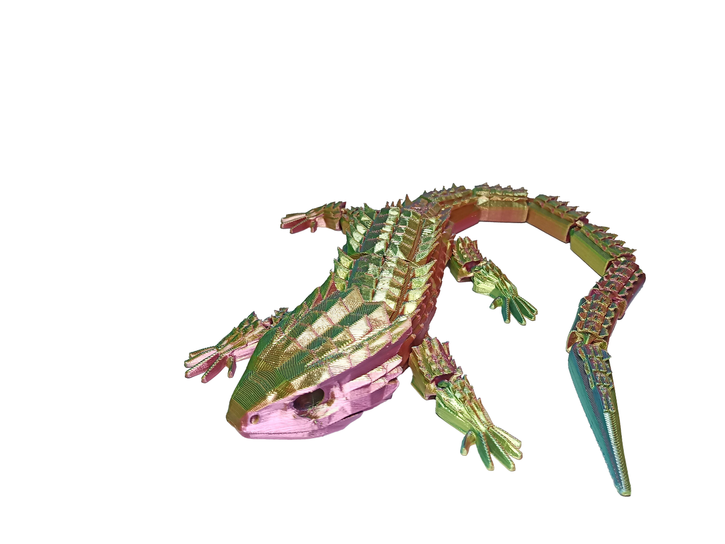 Plated Lizard (Tri-colour) - 3D Printed