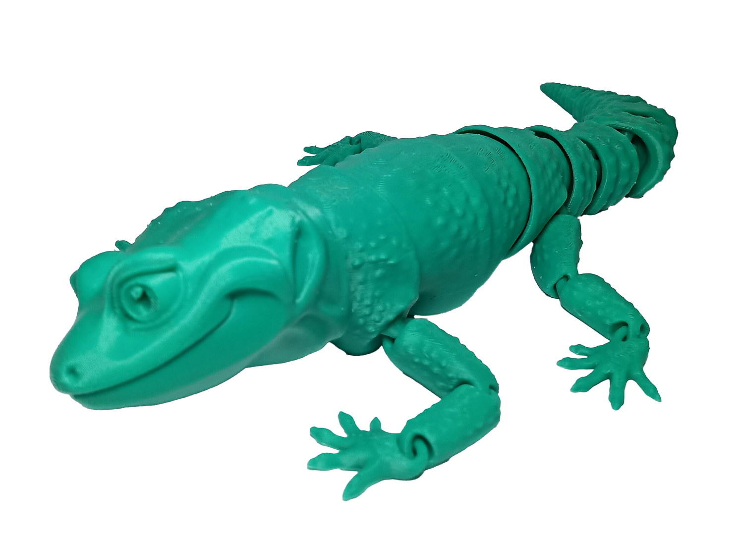Leopard Gecko (green) - 3D Printed