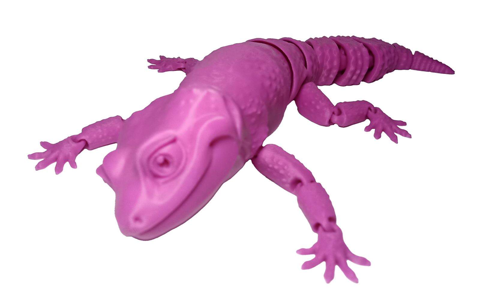 Leopard Gecko (pink) - 3D Printed