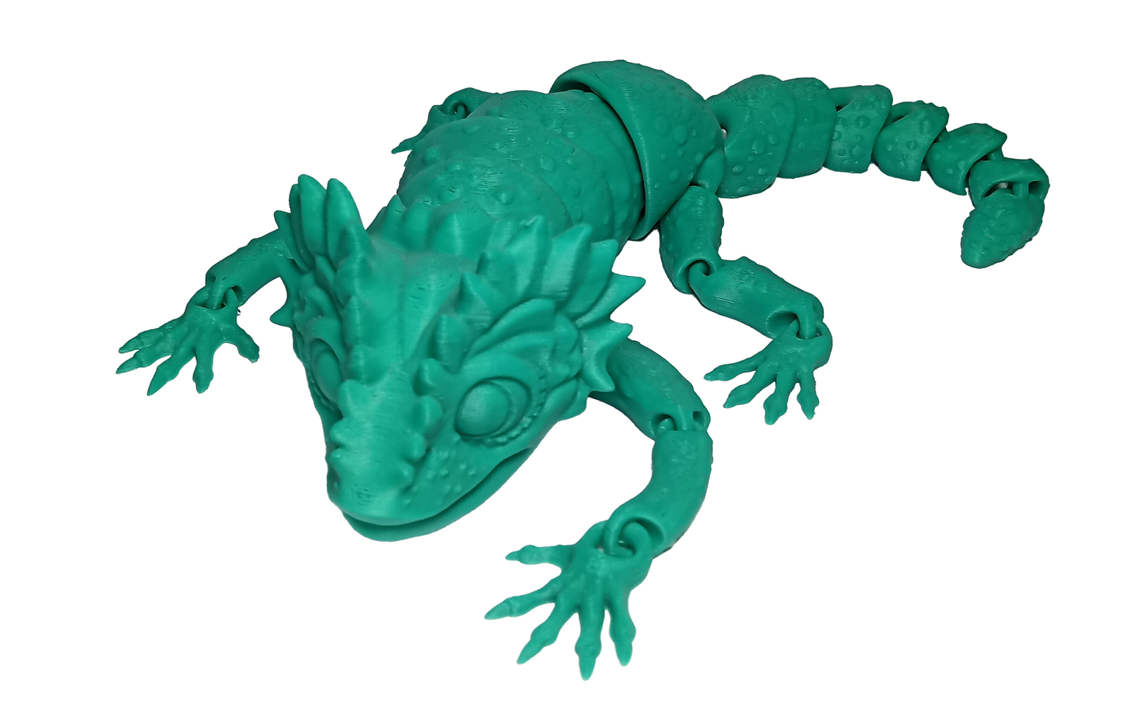 (Puppy-dog) Eyed Lizard (green) - 3D Printed