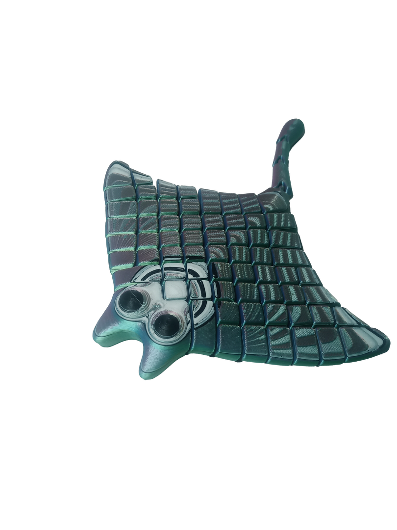 Flexi Manta Ray (with banding) - 3D Printed