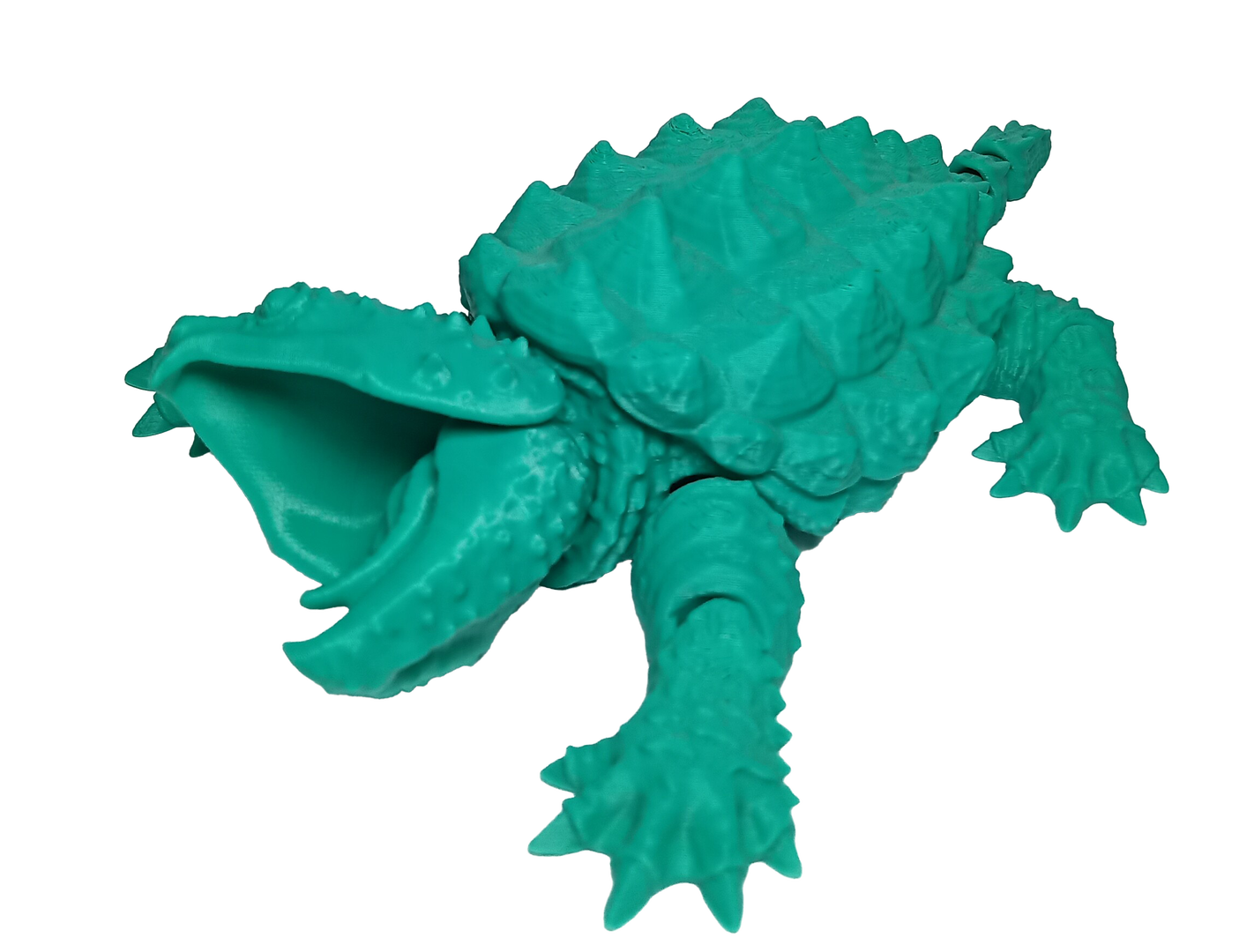 Snapping Turtle (green) - 3D Printed