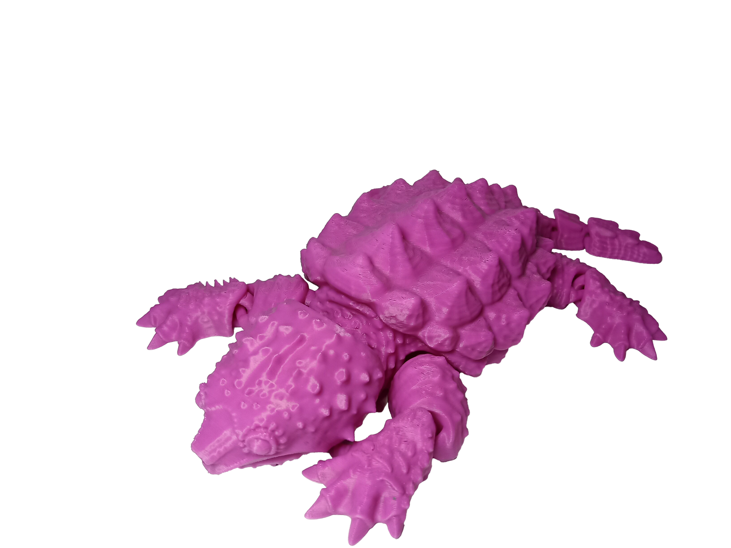 Snapping Turtle (pink) - 3D Printed